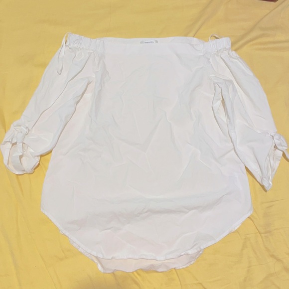 Aritzia Babaton 100% Cotton Off-shoulder Blouse - Picture 1 of 3